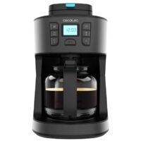 Cecotec – Cafetière à filtre avec broyeur intégré – Puissance 1086W – Capacité 1,8L pour 12 tasses – Minuterie 24h et technologie ExtremeAroma