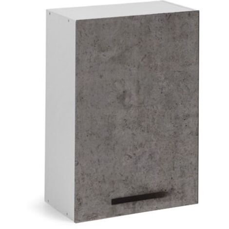 Pensile per cucina grigio cemento 1 anta Cm 40x32xH 72