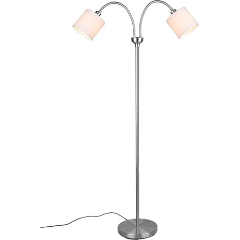 Trio, Piantana, Rondo 1xLED, 115 Cm, 36W, 3000K, Dimmerabile, Nero Opaco, Design A Cinque Anelli - 5