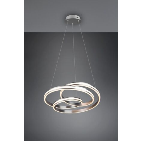 Depuley Plafoniera LED Moderne con 3 Luci, Lampadario da Soffitto, Aspetto Cromato, vetro