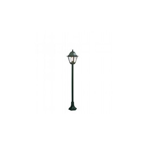 Lampada da esterno in alluminio pressofuso con diffusori in vetro trasparente - Altezza max 170mm nero (1/5)