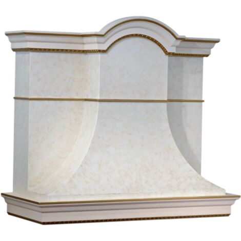 Cappa aspirante ARROGANCE in acciaio inox e cornice in legno cm 120 (1/3)