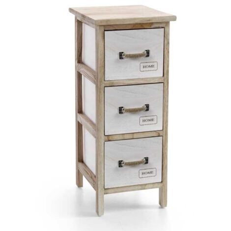 Cassettiera tre cassetti bagno cucina cm 26 x 32 x 62 h (1/2)