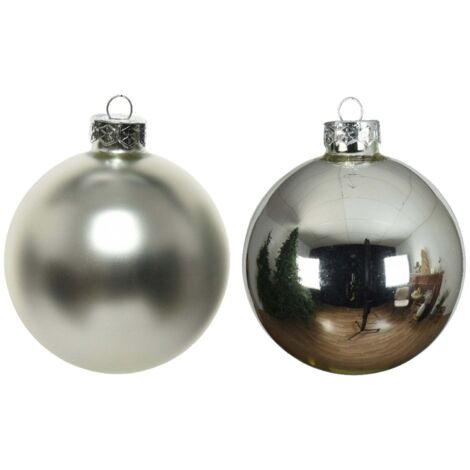 Box 6 Palline Vt Argento d8cm (1/3)