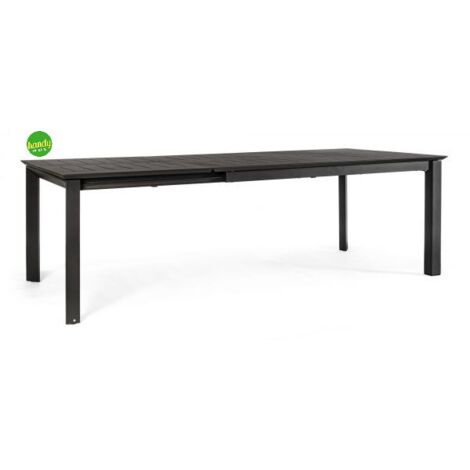 Tavolo allungabile Konnor Bizzotto Antracite 160/240 x 100 x76 cm