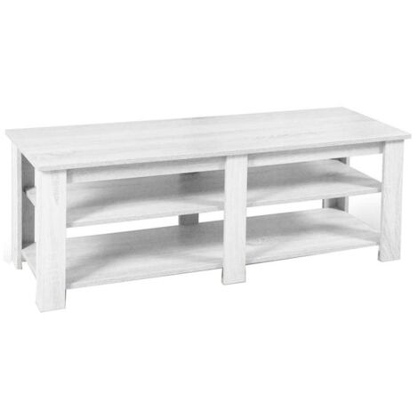 Mobile soggiorno sala basso porta tv cm 120x 40 x 40 h bianco (1/3)