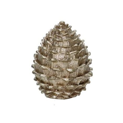 Pigna resina oro cm25x25h31,5