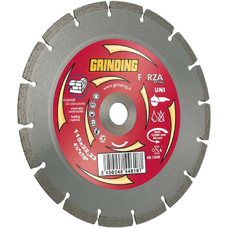 Disco Abrasivo Diamantato Ø230mm - Per Smerigliatrice Con Foro 22,23mm - Foto 4