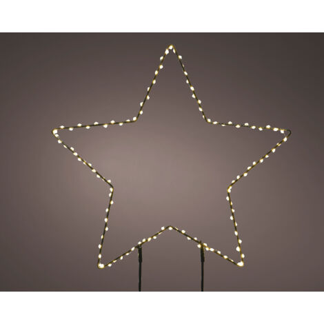 Luce da giardino a pianta Micro LED stella fissa per esterni L 0.6 x Ø 38 cm (1/3)
