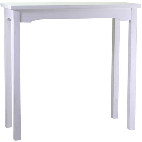Tavolo esposizione legno nantes bianco rettangolare cm 154x46h100 (1/5)