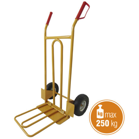 Carrello portapacchi con pedana ribaltabile 116x43x50cm (1/2)