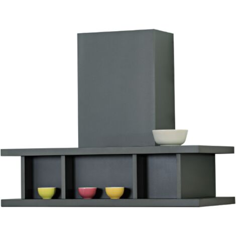 Cappa aspirante INDUSTRIAL STYLE in acciaio inox brunito cm 120 (1/3)