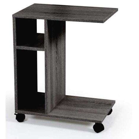 Servetto divano letto portariviste portavivande grigio cm 45 x 30 x 56 h (1/2)