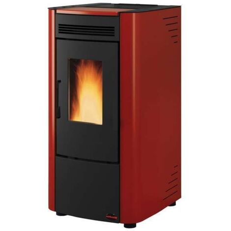 Stufa A Pellet 'Ketty Evo 2.0' Colore Bordeaux (1/10)