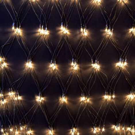 Rete 400 led luce bianco caldo al. fissa cm400x150 (1/5)