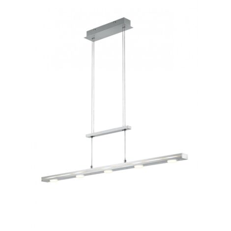 Sospensione Moderna Led Sopra e Sotto Lacal Nichel Trio Lighting (1/5)