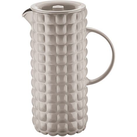 Guzzini - Caraffa Tiffany grigio tortora con coperchio (1/4)