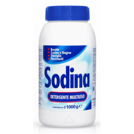 Soda granulare Sodina 1 kg carbonato di sodio in polvere cristallina bianca detergente multiuso granulometria 0,16 1,00 mm (1/3)