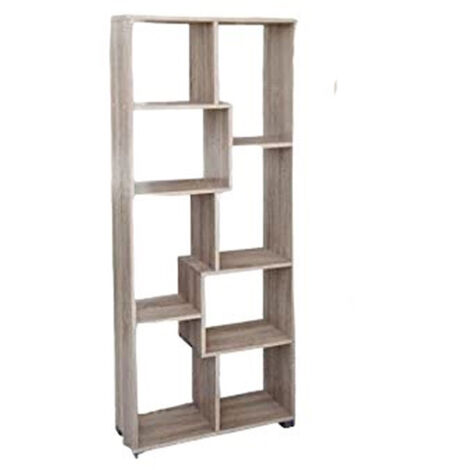 Libreria design cameretta ufficio rovere cm 70 x 24 x 178 h (1/2)