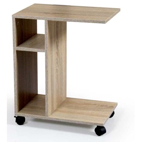 Servetto divano letto portariviste portavivande rovere cm 45 x 30 x 56 h (1/2)