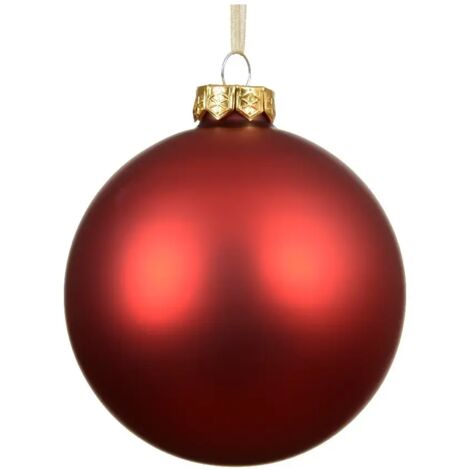 Pallina Vt opaco rosso d15cm (1/3)