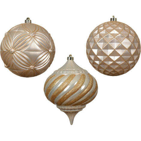 PALLINA DI NATALE, Ø20 CM, MODELLO ASSORTITO, NATALE, ADDOBBI DI NATALE