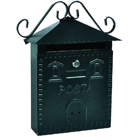 CASSETTA POSTALE cm 30 x 10 x H 36 - rame antracite