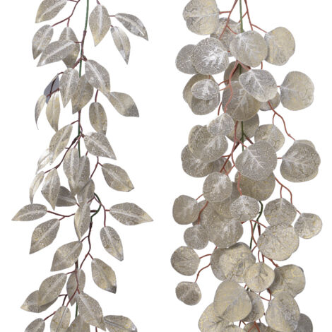 Ghirlanda di plastica glitter L 18 x P 1.2 x H 150 cm