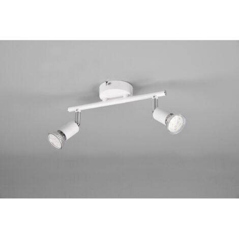 Lampada Doppio Spot GU10 Orientabile Paris Bianco della Trio Lighting. (1/2)