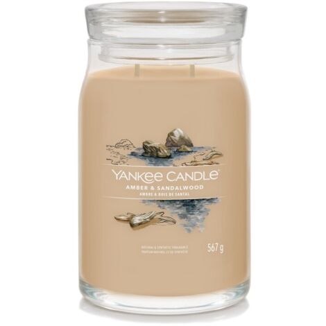 Yankee candle - amber sandalwood signature candle amber and sandalwood 5670g (1/3)