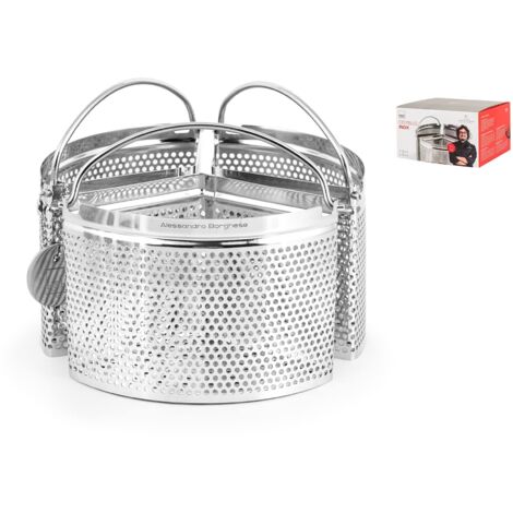 Set 3 spicchi tondi Ø 18 cm in acciaio inox di Alessandro Borghese (1/4)