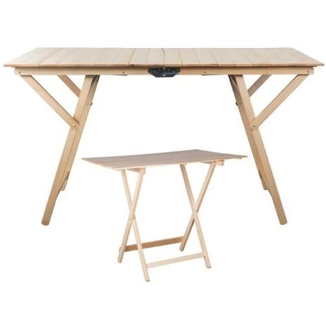 TAVOLI TAVOLO PIEGHEVOLE IN LEGNO CM. 60X80H75 ARREDAMENTO PER ESTERNO