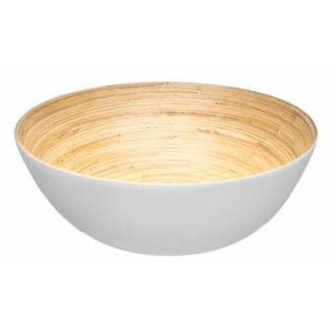 Insalatiera in bambù bianco Ø 25 cm