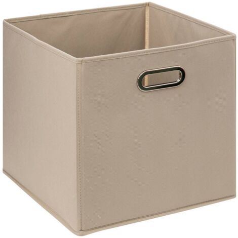 Cestino in tessuto di lino 31x31cm mix n modul - 5five