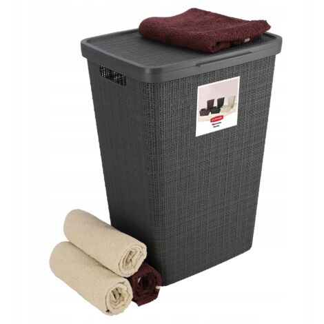 Portabiancheria Curver 58 L Grigio scuro