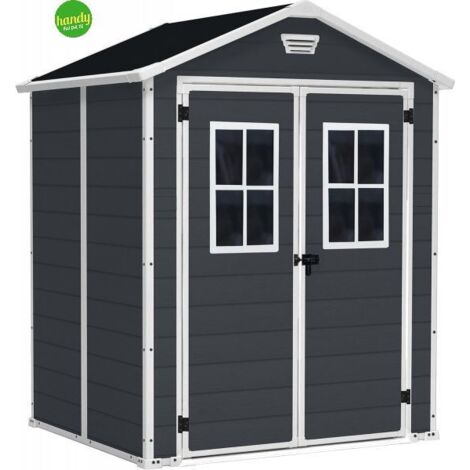 Casetta Keter Manor 6x5 grigio scuro cm 185x152x226 h