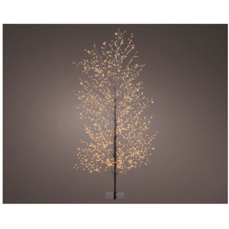 Albero nero c/micro led bianco caldo d60x150cm OUT (1/3)