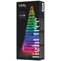Albero a cono luminoso Twinkly Light Tree a led RGB decorazione natalizia -300 cm