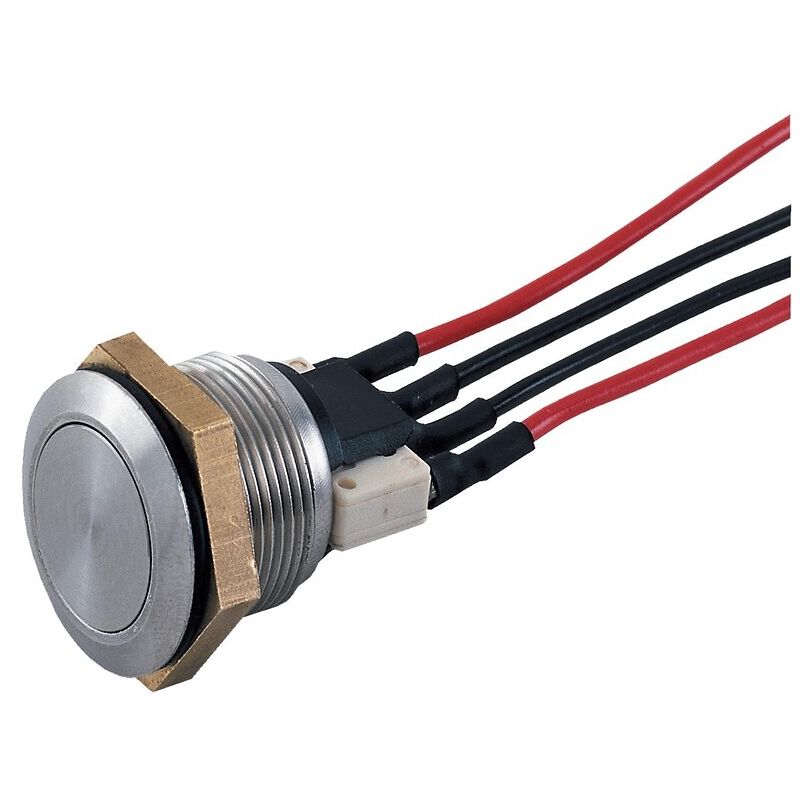 Plaque inox pour boutons poussoirs pour ventouses électromagnétiques - CDVI