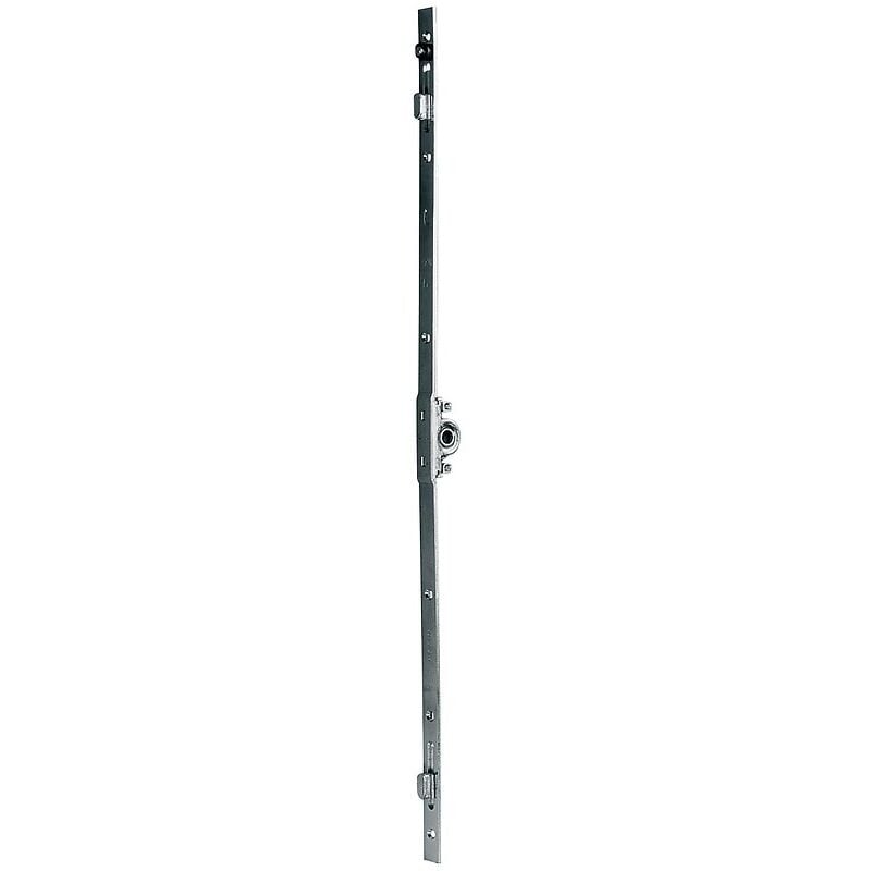 Crémone verrou longueur 1600 mm pour coulissantes simples pour menuiserie PVC référence G 15383.16.4.1 - FERCO