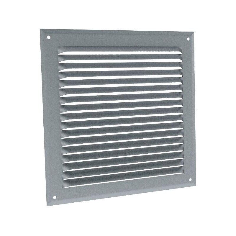 50372 - : Grille de ventilation aluminium anodisé 200x100 - ANJOS : 6630
