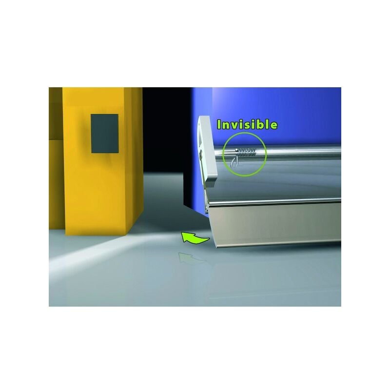 Plinthe automatique encastrée de bas de porte recoupable 190600 Port-O-Mat - 103 cm - 8 x 15 mm - ELLEN