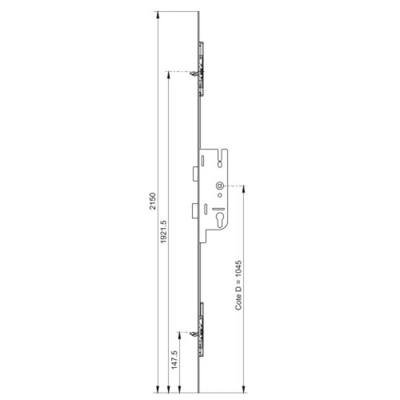 CREMONE GU EUROPA T20 50/2150 - FERCO