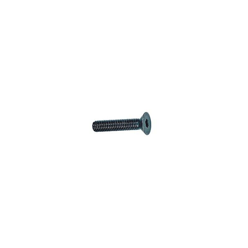 Vis à métaux tête fraisée empreinte 6 pans creux acier brut 10.9 entièrement filetées, diamètre 8 mm, longueur 30 mm, boîte de 5