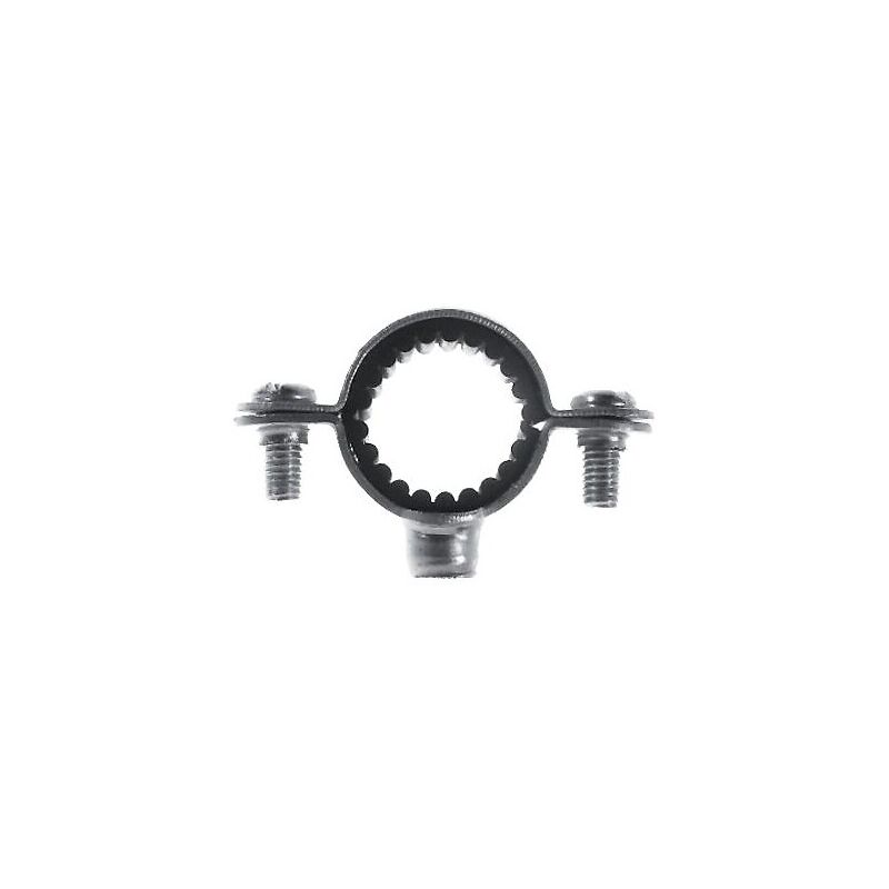 Colliers simples isophoniques acier zingué pour tuyaux et tubes diamètre 34 mm boîte de 50 pièces - FISCHER