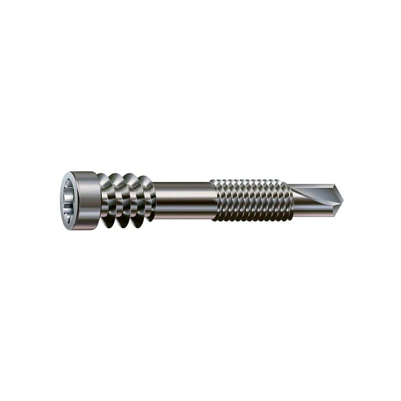 Vis p/terrasses bois sur lambourdes aluminium TC réduite double filet empreinte TX inox A2 5x48 mm boîtes de 100 pièces - SPAX