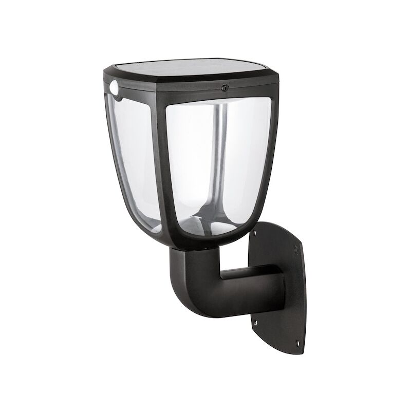 Lanterne LED murale solaire GIZMO SOLAR - 345 Lm - 4000 K - noir - SYLVANIA