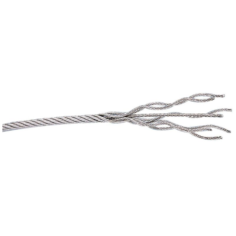 Câble Inox 316 2mm - Rouleau 100m 7x7 (49 Fils), Charge Rupture 250kg
