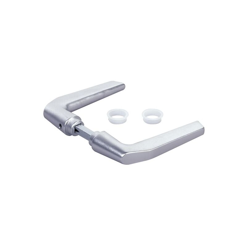 Béquille double pour porte. portail et grille 3006 - Section du carré : 8 mm - Longueur du carré : 60 mm - Portée : simple - Pour épaisseur : 52 mm - LOCINOX