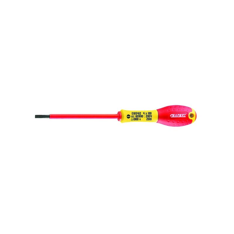 Tournevis plat isolé 1000V 6.5 x 1.2 x 150 mm - EXPERT